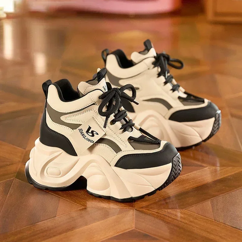 Women Dad Shoes Thick Sole Height Increasing Casual Shoes Chunky Sole Warm Comfortable Lace Up Platform Sneakers Ladies Shoe
Women Dad Shoes Thick Sole Height Increasing Casual Shoes Chunky Sole Warm Comfortable Lace Up Platform Sneakers Ladies Shoe