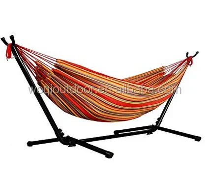 l Woqi Best-selling Outdoor Indoor Nylon Cotton Double Hammock with Space-Saving Steel Stand
l Woqi Best-selling Outdoor Indoor Nylon Cotton Double Hammock with Space-Saving Steel Stand