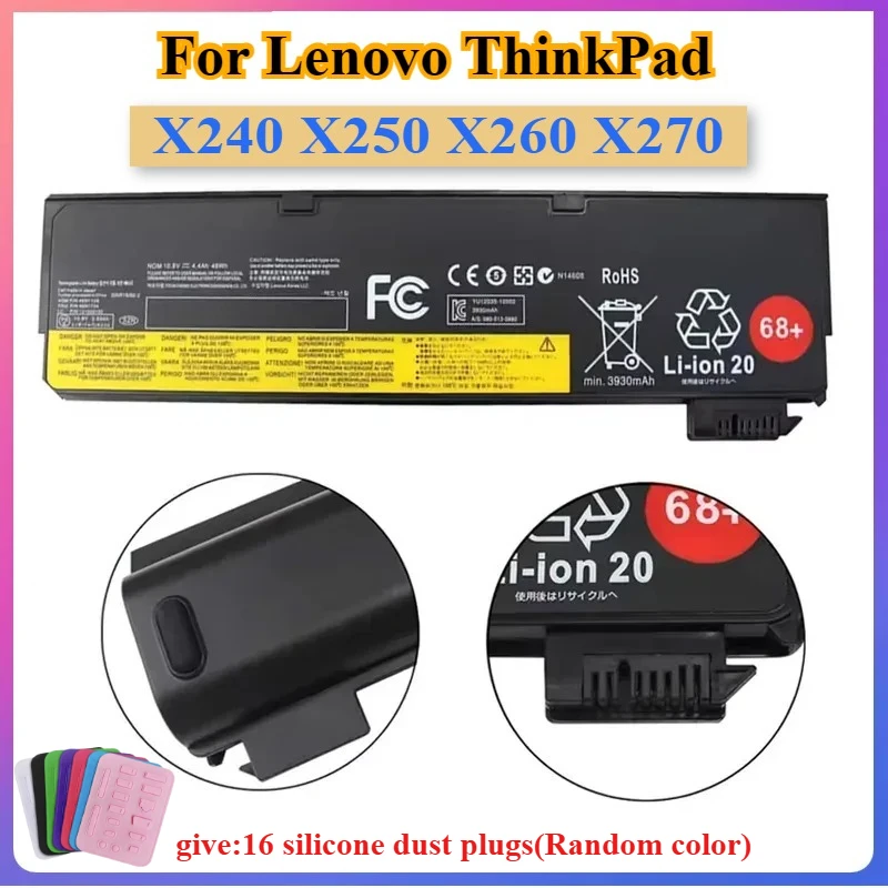 Laptop Battery for Lenovo ThinkPad X240 X250 X260 X270 L450 L460 P50S W550 W550s T440 T450 T460 45N1125 45N1126
Laptop Battery for Lenovo ThinkPad X240 X250 X260 X270 L450 L460 P50S W550 W550s T440 T450 T460 45N1125 45N1126