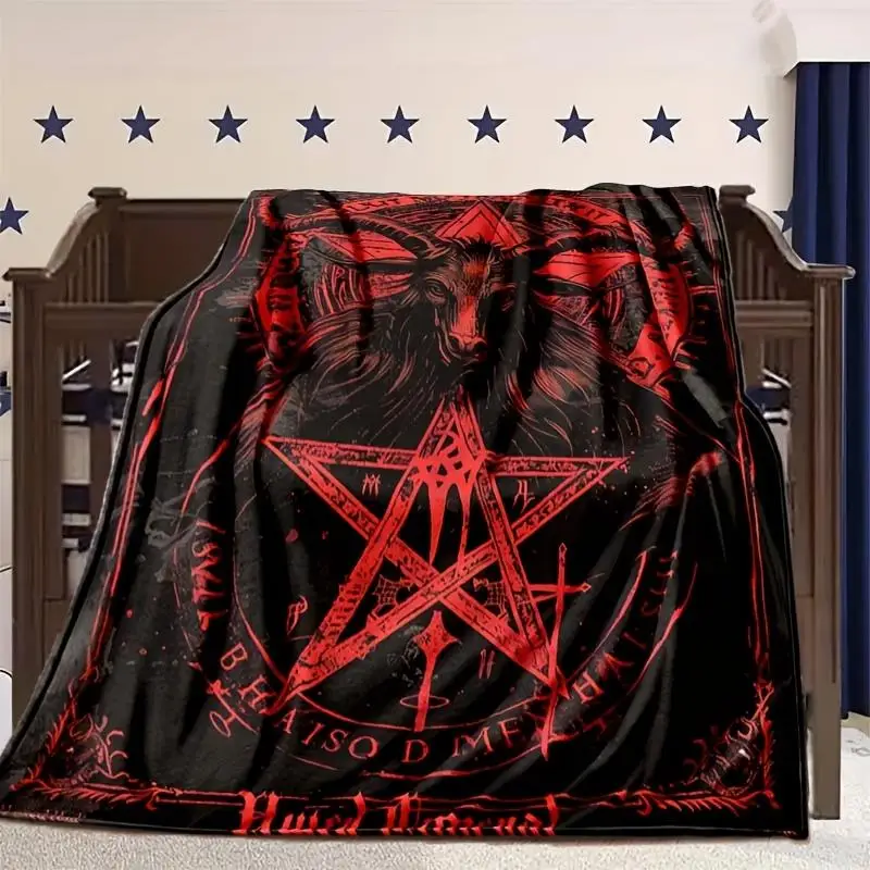 Luxury Soft Baphomet Flannel Blanket – Red Satanic Goat Print with Latin Ritual Text, All-Season for Bed, Car & RV
Luxury Soft Baphomet Flannel Blanket – Red Satanic Goat Print with Latin Ritual Text, All-Season for Bed, Car & RV