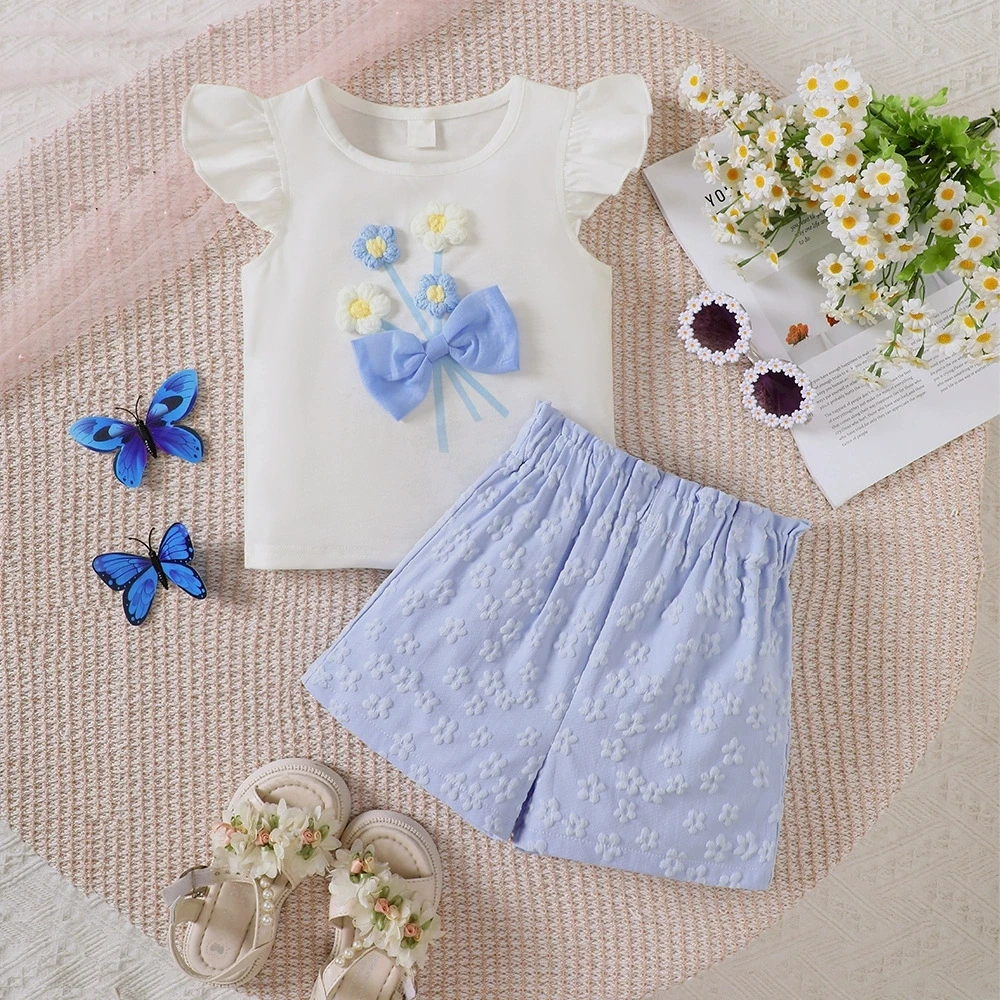 Summer Kids Girls Clothes Set Short Sleeve Solid Color T-shirt Tops and Shorts Children Toddler Clothing Outfits for Outdoor
Summer Kids Girls Clothes Set Short Sleeve Solid Color T-shirt Tops and Shorts Children Toddler Clothing Outfits for Outdoor