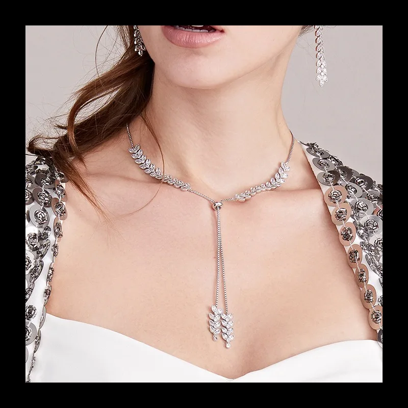 Оригинальное дизайнерское женское ожерелье в форме капли воды с регулируемой выдвижной пряжкой, серебряное ожерелье с цирконом, женское лечение
Оригинальное дизайнерское женское ожерелье в форме капли воды с регулируемой выдвижной пряжкой, серебряное ожерелье с цирконом, женское лечение
