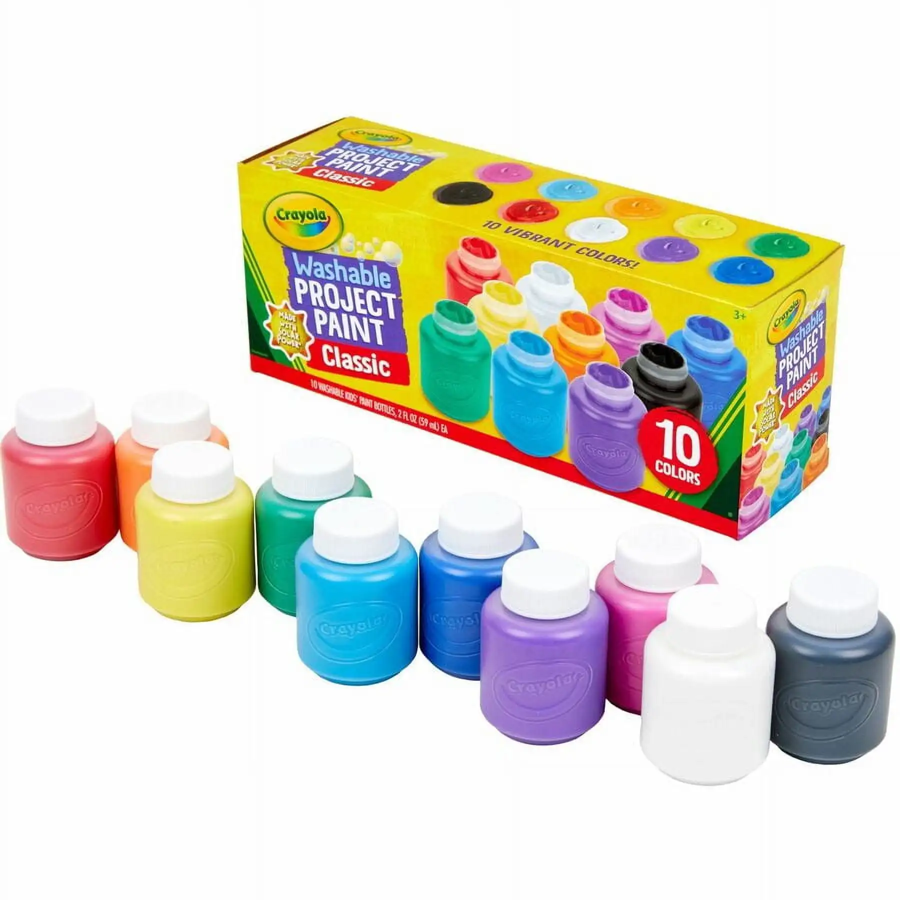 Washable Kids Paint Set, 10 Ct, Kids Arts & Crafts Supplies, Craft Set, Creative Gifts for Kids
Washable Kids Paint Set, 10 Ct, Kids Arts & Crafts Supplies, Craft Set, Creative Gifts for Kids