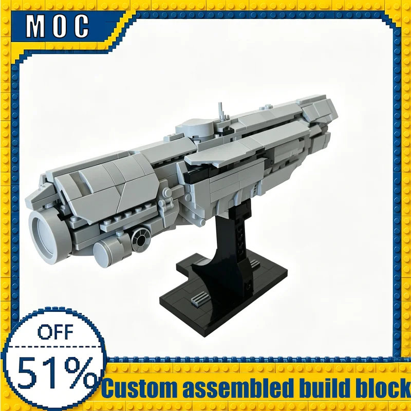 NEW 739PCS Halo UNSC Technology-Scale MOC Building Blocks Sci-Fi Spaceship Model Puzzle Creative Assembly Educational Toy Gift
NEW 739PCS Halo UNSC Technology-Scale MOC Building Blocks Sci-Fi Spaceship Model Puzzle Creative Assembly Educational Toy Gift
