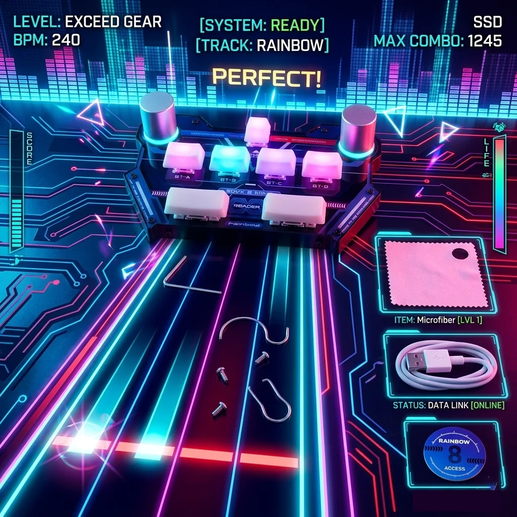 SDVX Mini Pocket Controller Gen 8 – All-in-One Rhythm Game Console with IC Card Reader & Heavy-Duty Knob Guard
SDVX Mini Pocket Controller Gen 8 – All-in-One Rhythm Game Console with IC Card Reader & Heavy-Duty Knob Guard