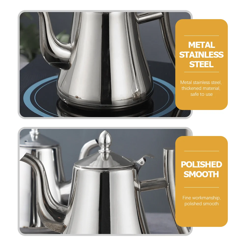 Stainless Steel Tea Kettle Large Volume Corrosion Resistant Water Jug for Home Office Hot Cold Water Tea Maker with
Stainless Steel Tea Kettle Large Volume Corrosion Resistant Water Jug for Home Office Hot Cold Water Tea Maker with