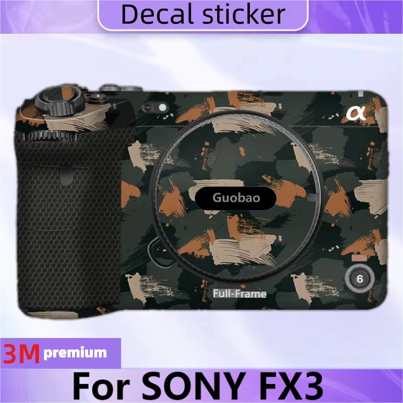 For SONY FX3 Camera Sticker Protective Skin Decal Vinyl Wrap Film Anti-Scratch Protector Coat Sony ILME-FX3 ILMEFX3 FX3 XLR
For SONY FX3 Camera Sticker Protective Skin Decal Vinyl Wrap Film Anti-Scratch Protector Coat Sony ILME-FX3 ILMEFX3 FX3 XLR