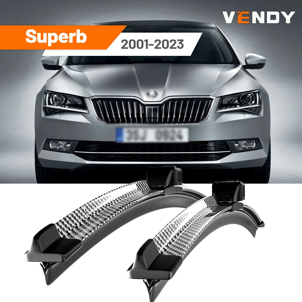 For Skoda Superb B5 B6 B7 B8MK1 MK2 MK3 2001-2023 2004 2008 2015 2019 2021 2pcs Front Windshield Wiper Blades Windscreen Wipers
For Skoda Superb B5 B6 B7 B8MK1 MK2 MK3 2001-2023 2004 2008 2015 2019 2021 2pcs Front Windshield Wiper Blades Windscreen Wipers
