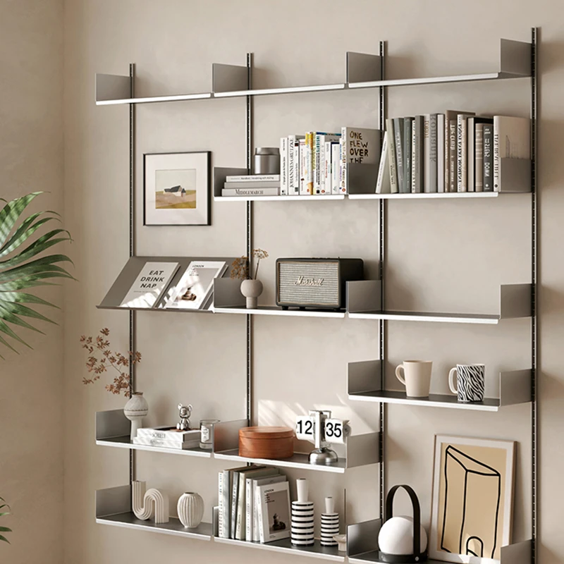 Wall Mount Storage Holder Large Stainless Steel Organizer Rack Modern Living Room Stand DIY Free Combination Display Shelf
Wall Mount Storage Holder Large Stainless Steel Organizer Rack Modern Living Room Stand DIY Free Combination Display Shelf