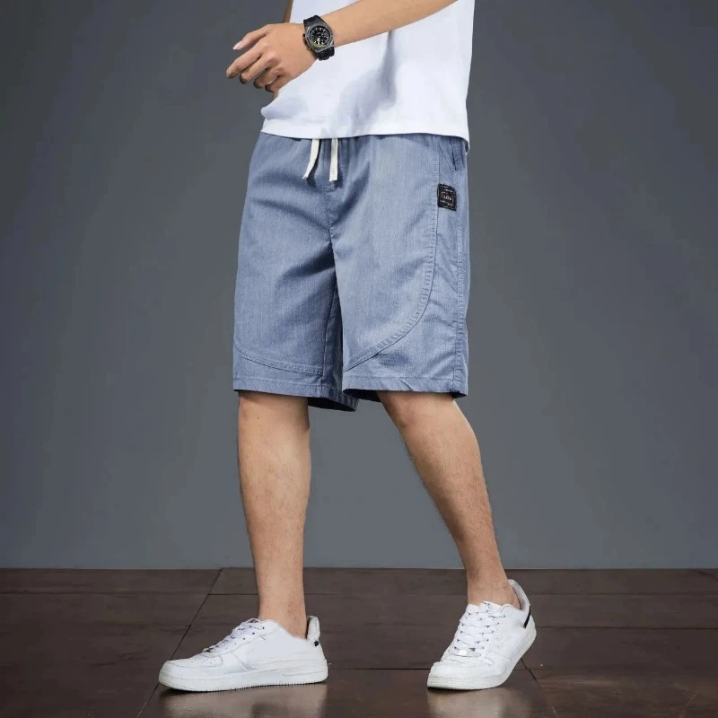 Men's Ice Silk Cargo Shorts Loose Fit Straight Leg Casual Knee Length Shorts
Men's Ice Silk Cargo Shorts Loose Fit Straight Leg Casual Knee Length Shorts