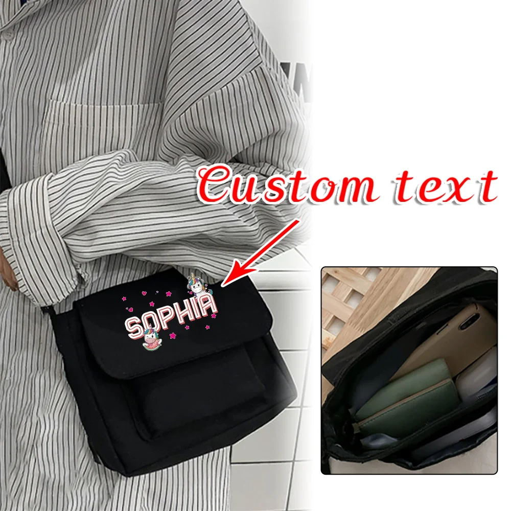 Customized Name Crossbody Bag Casual Handbag Fashion Crossbody Bag Postman Bag Cartoon Pattern
Customized Name Crossbody Bag Casual Handbag Fashion Crossbody Bag Postman Bag Cartoon Pattern