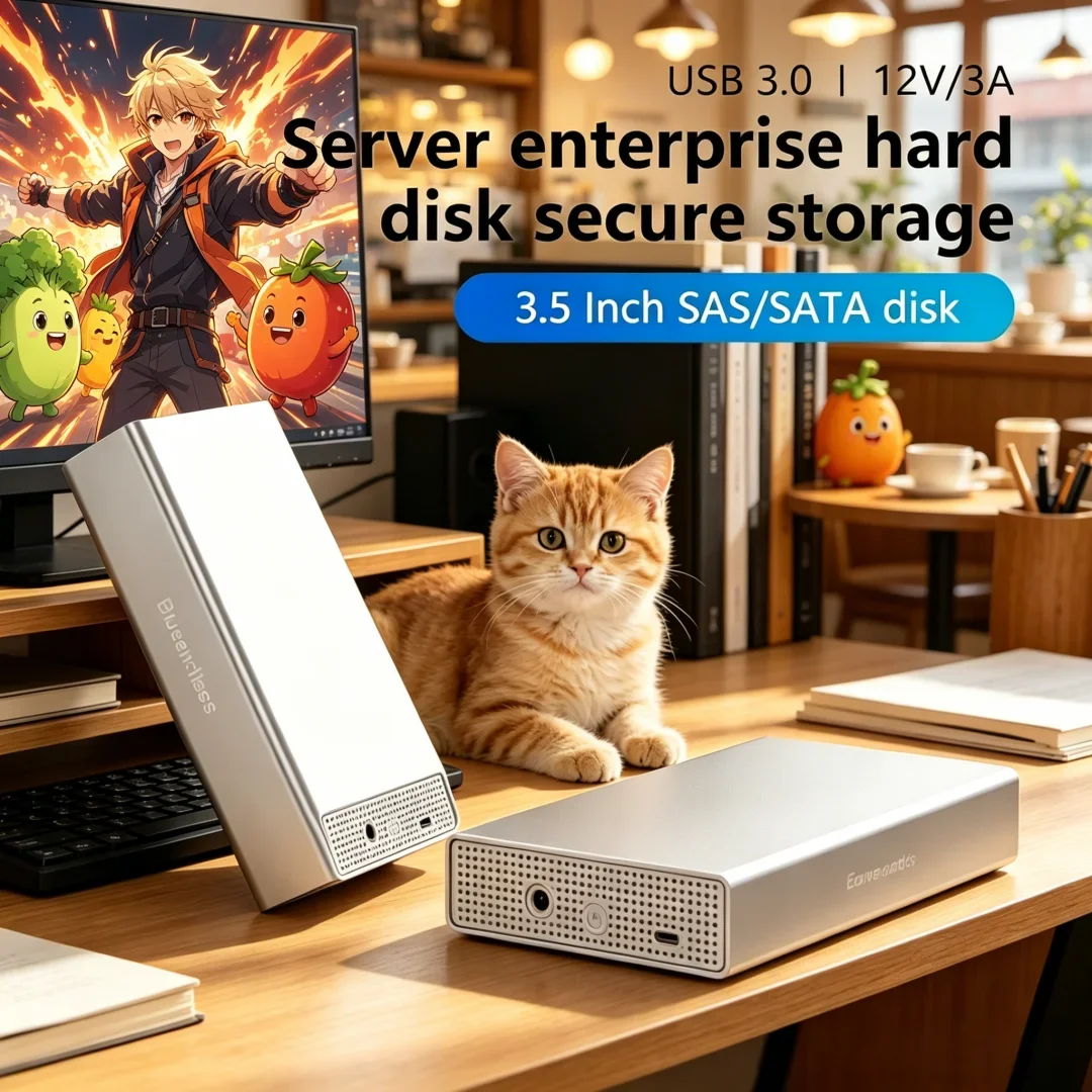 Elegant Imperishable SAS Hard Drive Enclosure USB C to 2.5/3.5 Inch SAS/SATA HDD Box Support Max 20GB Disk Speed 5Gbps
Elegant Imperishable SAS Hard Drive Enclosure USB C to 2.5/3.5 Inch SAS/SATA HDD Box Support Max 20GB Disk Speed 5Gbps