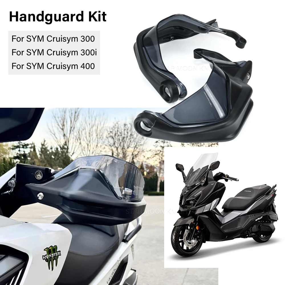 Cruisym 300 Handguards Extensions For SYM Cruisym300i Cruisym 400 Scooter Accessories Hand guard Wind Cover
Cruisym 300 Handguards Extensions For SYM Cruisym300i Cruisym 400 Scooter Accessories Hand guard Wind Cover