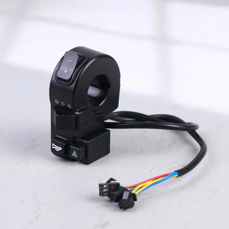 4 in 1 Electric Vehicle Switch Multi Function Waterproof Universal Combo with Horn Light Signal for Scooter Motorcycle
4 in 1 Electric Vehicle Switch Multi Function Waterproof Universal Combo with Horn Light Signal for Scooter Motorcycle
