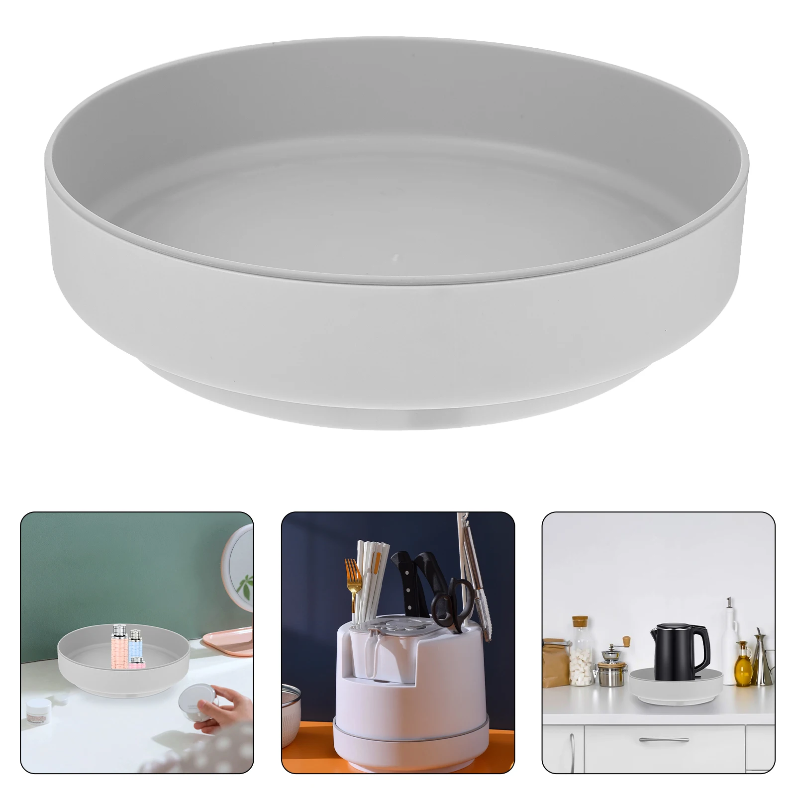 Rotating Disk Storage Plate 12cm Plastic Seasoning Bottle Holder for Kitchen Counter Rotating ganizer Spice Plate
Rotating Disk Storage Plate 12cm Plastic Seasoning Bottle Holder for Kitchen Counter Rotating ganizer Spice Plate