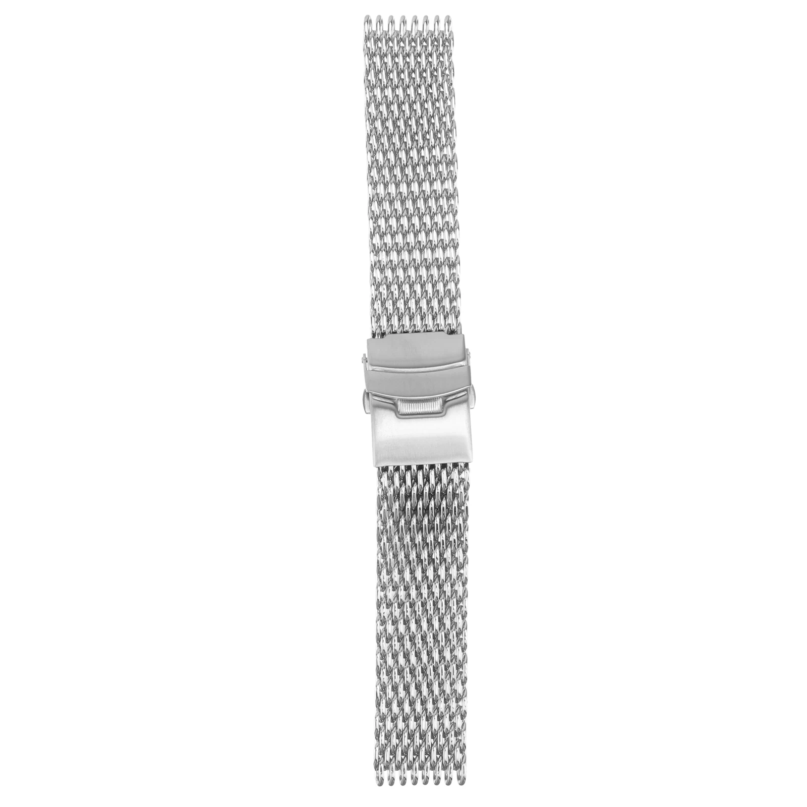 Metal Watchband Shark Mesh Stainless Steel Watch Strap Mesh Watchband Silver Color Men Daily Sport Use Durable
Metal Watchband Shark Mesh Stainless Steel Watch Strap Mesh Watchband Silver Color Men Daily Sport Use Durable