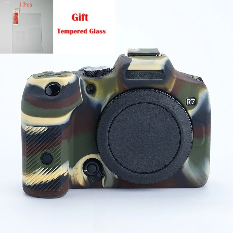 Protective Rubber Cover For Canon EOS R7 Soft Silicone Protective Body Case Cover DSLR R7 Photography Case + free tempered film
Protective Rubber Cover For Canon EOS R7 Soft Silicone Protective Body Case Cover DSLR R7 Photography Case + free tempered film