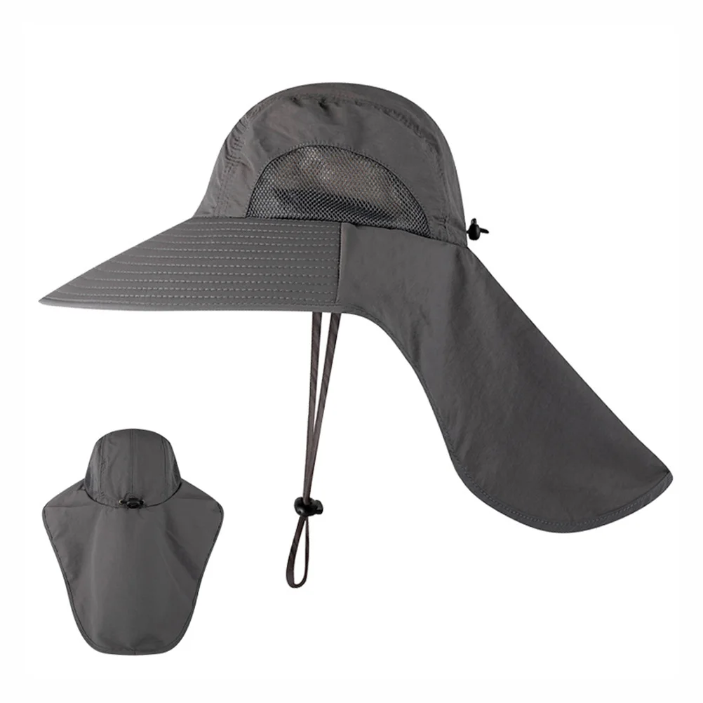 Sun Hat UV Breathable Nylon Cap Adjustable Chinstrap Big Flap Outdoor Hiking Fishing Sailing Cap for Men Women 
Sun Hat UV Breathable Nylon Cap Adjustable Chinstrap Big Flap Outdoor Hiking Fishing Sailing Cap for Men Women