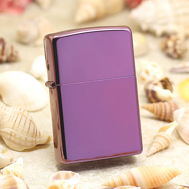 Genuine Zippo oil lighter copper windproof Purple mirror Kerosene lighters Gift with anti-counterfeiting code
Genuine Zippo oil lighter copper windproof Purple mirror Kerosene lighters Gift with anti-counterfeiting code