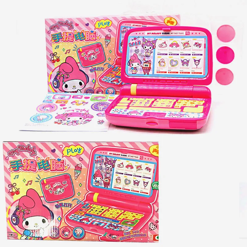 Sanrise MyMelodyse Speak Up Music Portable Computer with Stickers Toys Laptop Kawaii Cute Birthday Gift for Kids Toys
Sanrise MyMelodyse Speak Up Music Portable Computer with Stickers Toys Laptop Kawaii Cute Birthday Gift for Kids Toys
