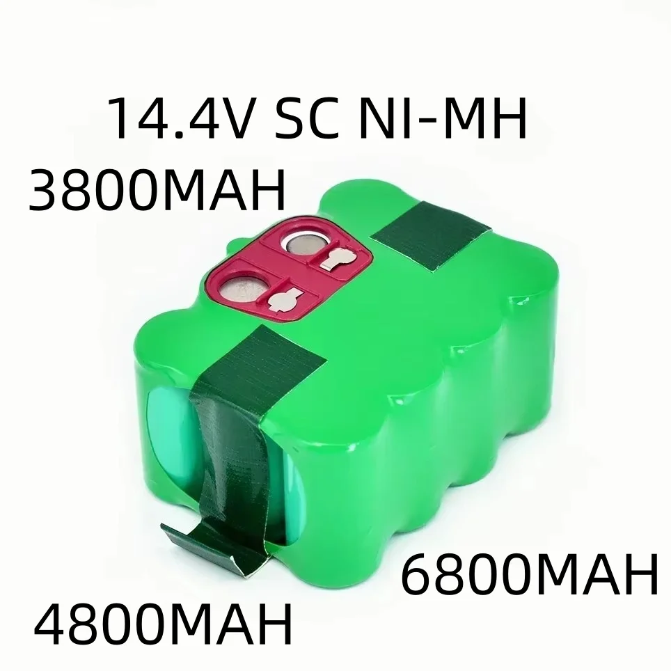 14.4V SC Ni-MH Rechargeable Battery Pack 6800mAh for Vacuum Cleaner Sweeping Robot Compatible with KV8 XR210 Series XR510 Series
14.4V SC Ni-MH Rechargeable Battery Pack 6800mAh for Vacuum Cleaner Sweeping Robot Compatible with KV8 XR210 Series XR510 Series