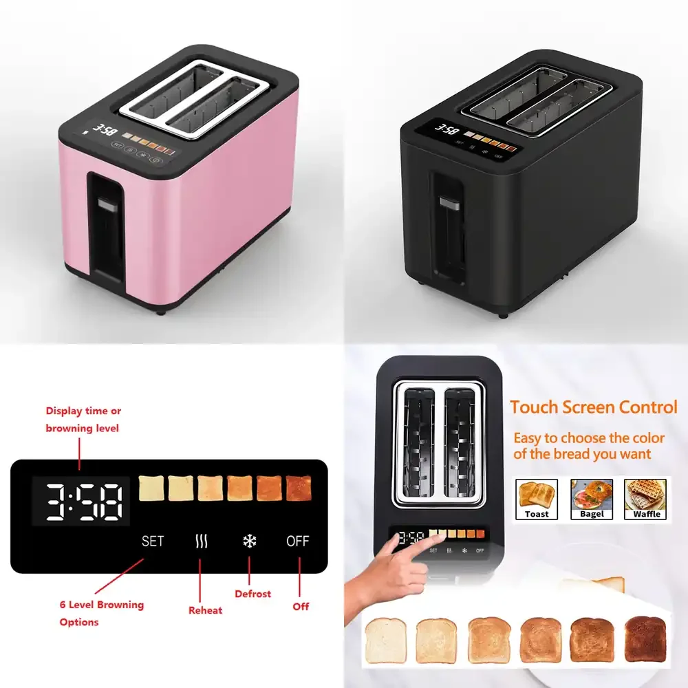 Skd Custom Logo Toaster Electric Smart Toaster Touch Screen Pink Toaster Oven Skd and Supplier
Skd Custom Logo Toaster Electric Smart Toaster Touch Screen Pink Toaster Oven Skd and Supplier