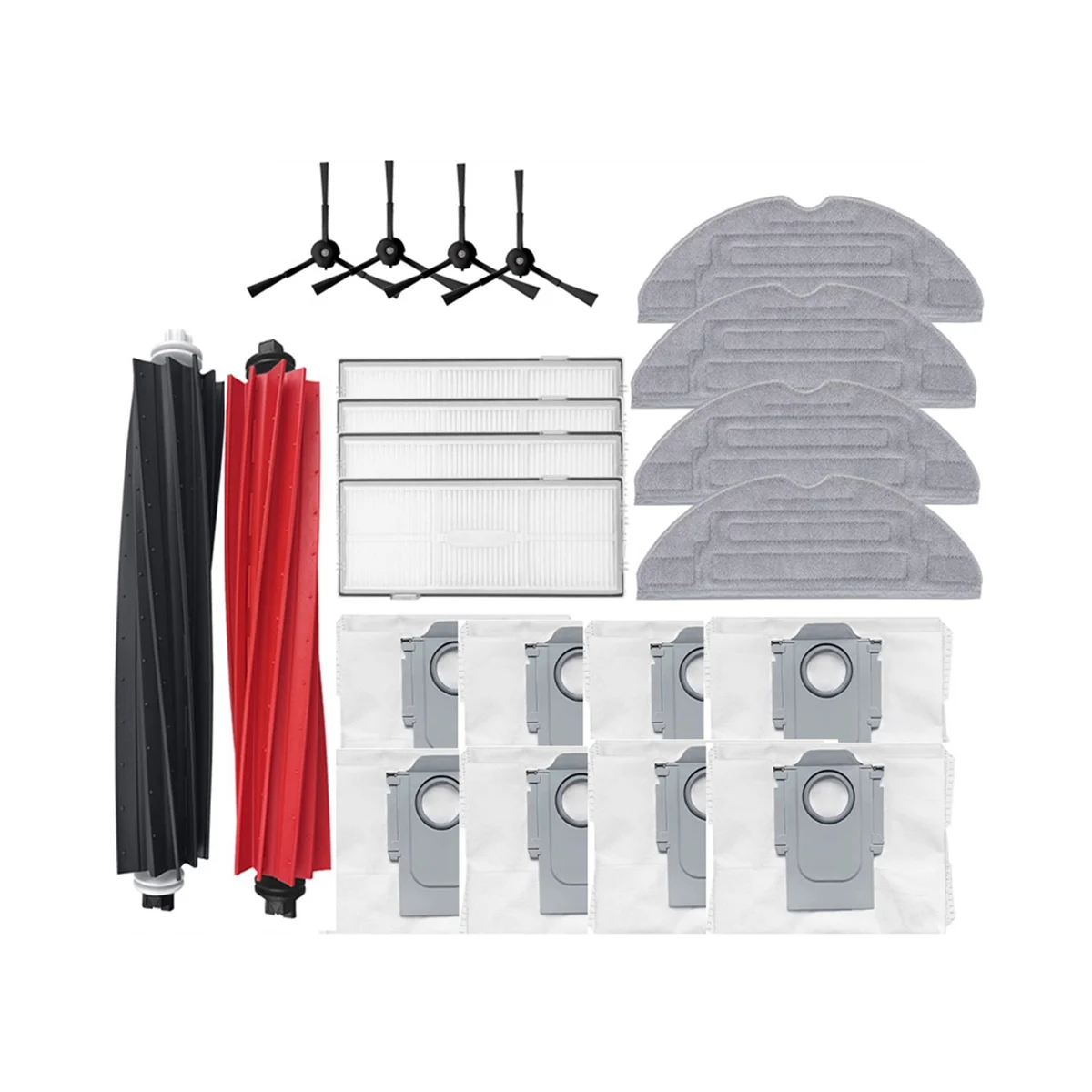 Double Main Brush Roller for S8 S8 PLUS S8+ S8 Pro Vacuum Cleaner Hepa Filter Mop Cloth Dust Bag Kits
Double Main Brush Roller for S8 S8 PLUS S8+ S8 Pro Vacuum Cleaner Hepa Filter Mop Cloth Dust Bag Kits
