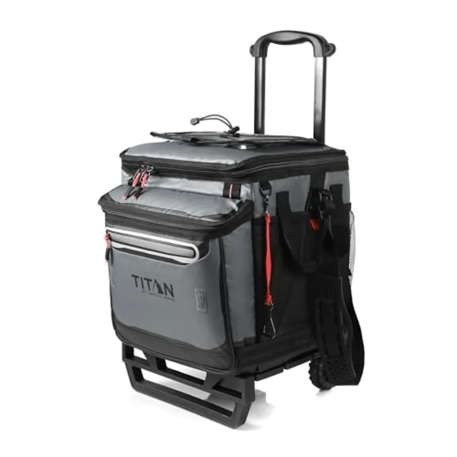 Collapsible Wheeled Soft Sided Cooler with Detachable Rolling AT Cart, Insulated Bag with Leak Proof Lining, for Travel, Beach,
Collapsible Wheeled Soft Sided Cooler with Detachable Rolling AT Cart, Insulated Bag with Leak Proof Lining, for Travel, Beach,