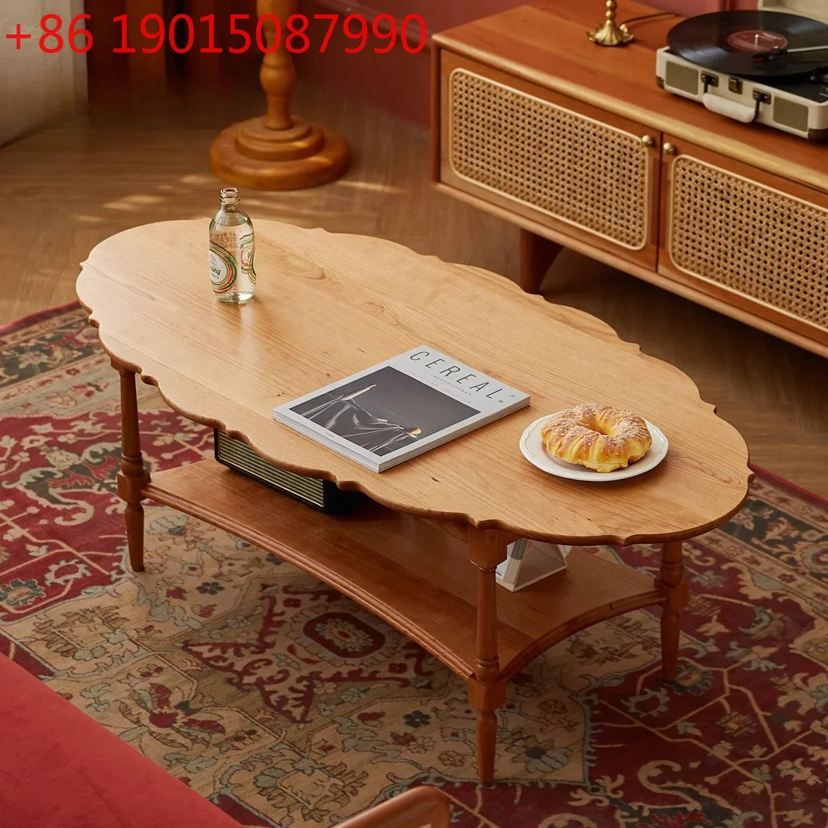 Cherry room all solid wood coffee table small apartment tea modern simple tea household living room low
Cherry room all solid wood coffee table small apartment tea modern simple tea household living room low