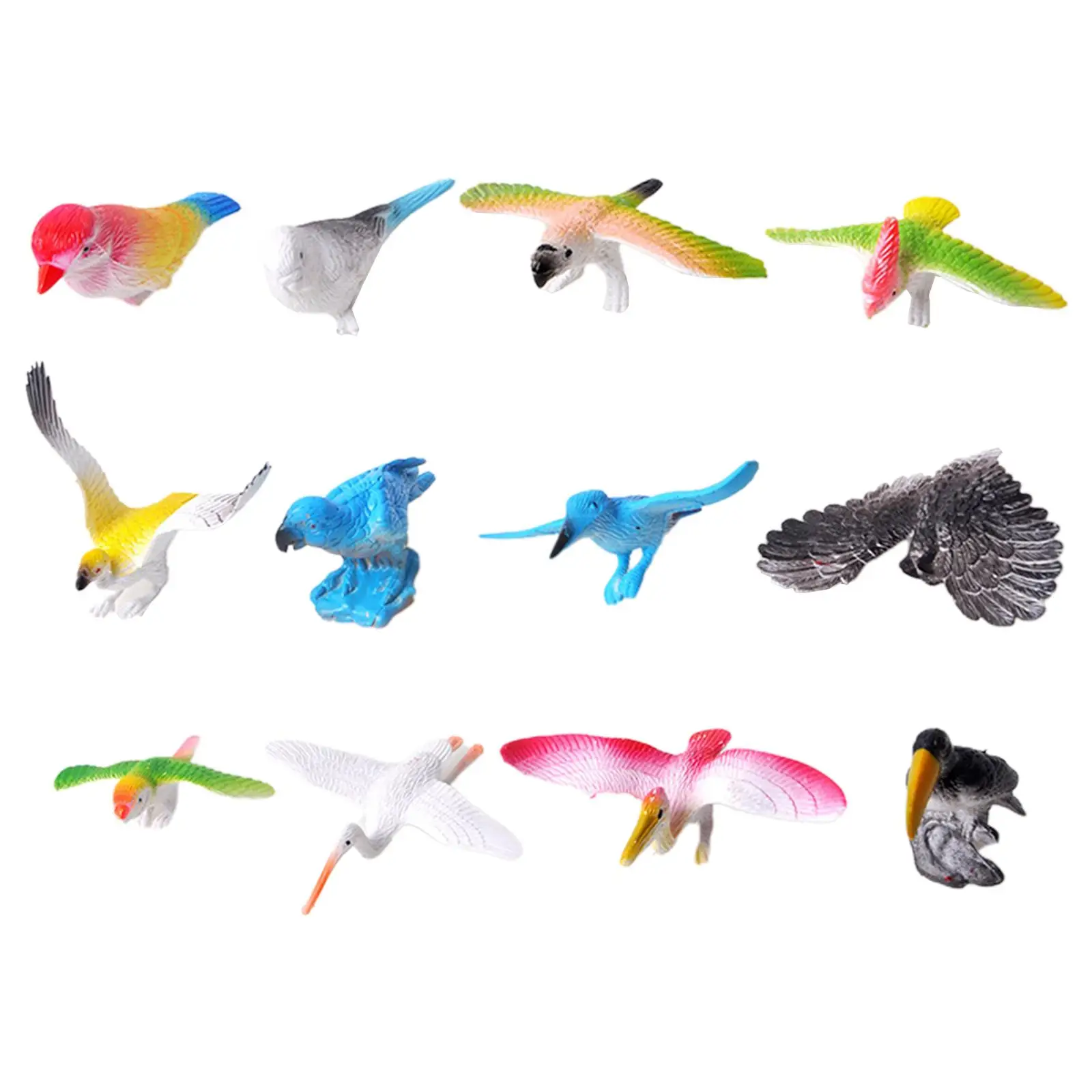 12x Simulation Bird Figures Miniature Birds Model Toy Animal Figurines for Teaching Prop Tabletop Decor Party Favor Kids Toddler
12x Simulation Bird Figures Miniature Birds Model Toy Animal Figurines for Teaching Prop Tabletop Decor Party Favor Kids Toddler
