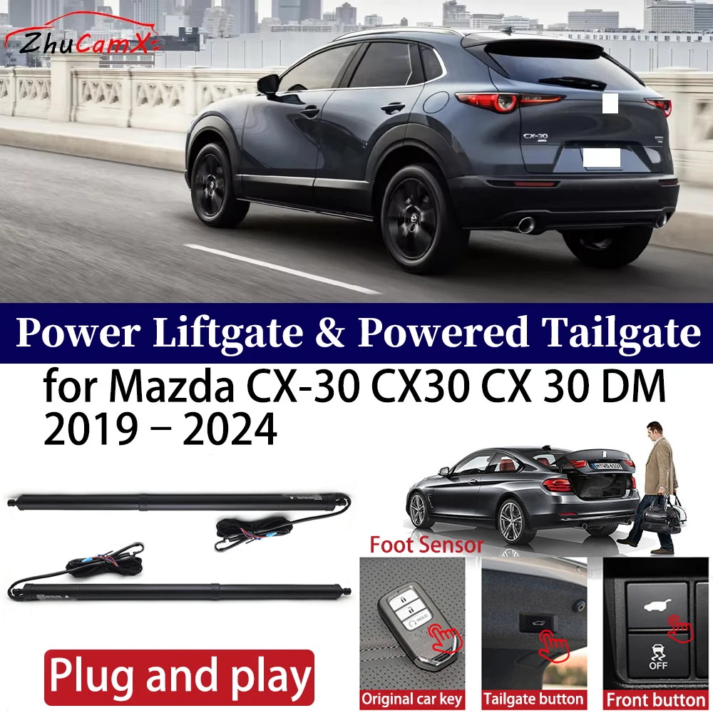 ZhuCamX for Mazda CX-30 CX30 CX 30 DM 2019–2024 Car Power Liftgate Automatic One-Click Vehicle Powered Tailgate Strut
ZhuCamX for Mazda CX-30 CX30 CX 30 DM 2019–2024 Car Power Liftgate Automatic One-Click Vehicle Powered Tailgate Strut