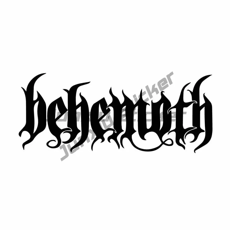 Dazzling Word Behemoth Car Sticker Ornament Vinyl Decal Beautiful Black White
Dazzling Word Behemoth Car Sticker Ornament Vinyl Decal Beautiful Black White