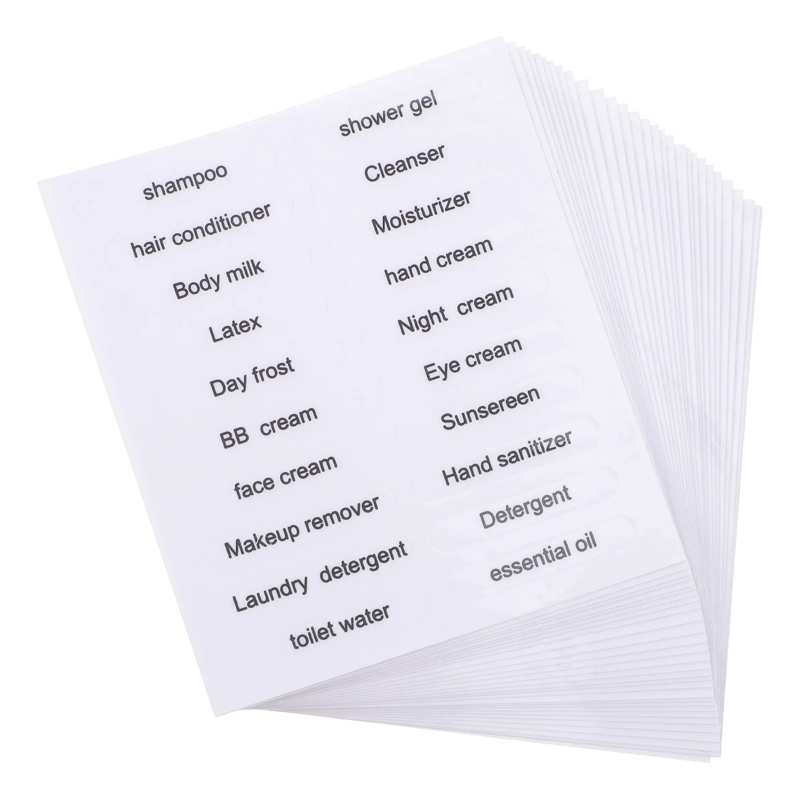 30 Pcs Label Sticker Bottled Travel Conditioner Pvc Labels for Bathroom Containers
30 Pcs Label Sticker Bottled Travel Conditioner Pvc Labels for Bathroom Containers