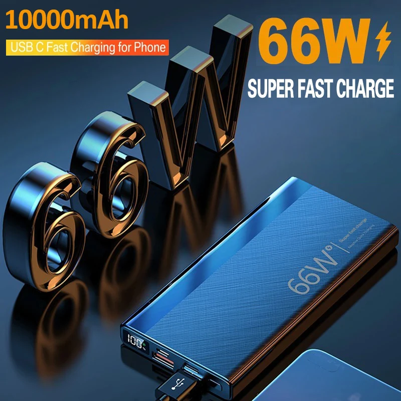 Ranwomen 66W Power Bank 10000mAh PD 3.0 Fast Charging Portable PowerBank External Battery For iPhone 15 14 13 Pro Samsung Xiaomi
Ranwomen 66W Power Bank 10000mAh PD 3.0 Fast Charging Portable PowerBank External Battery For iPhone 15 14 13 Pro Samsung Xiaomi
