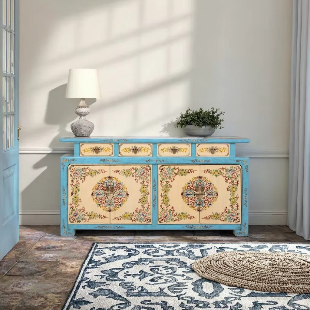 ❁w High Quality Chinese Antique Oriental Entryway Cabinet Multi-Use Living Room Storage Furniture with Lucky Patterns o
❁w High Quality Chinese Antique Oriental Entryway Cabinet Multi-Use Living Room Storage Furniture with Lucky Patterns o