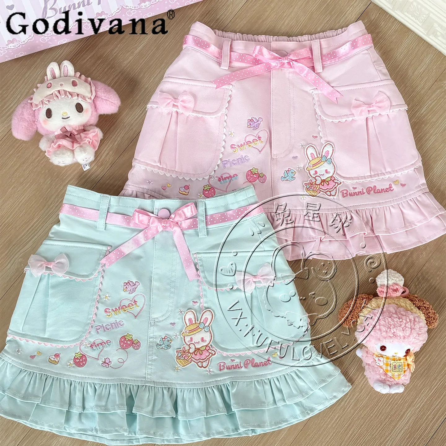 Original Japanese Style Sweet Girls Pink Short Skirt Summer New Cartoon Embroidered Lo Skirt for Student Daughter Y2k Skirts
Original Japanese Style Sweet Girls Pink Short Skirt Summer New Cartoon Embroidered Lo Skirt for Student Daughter Y2k Skirts