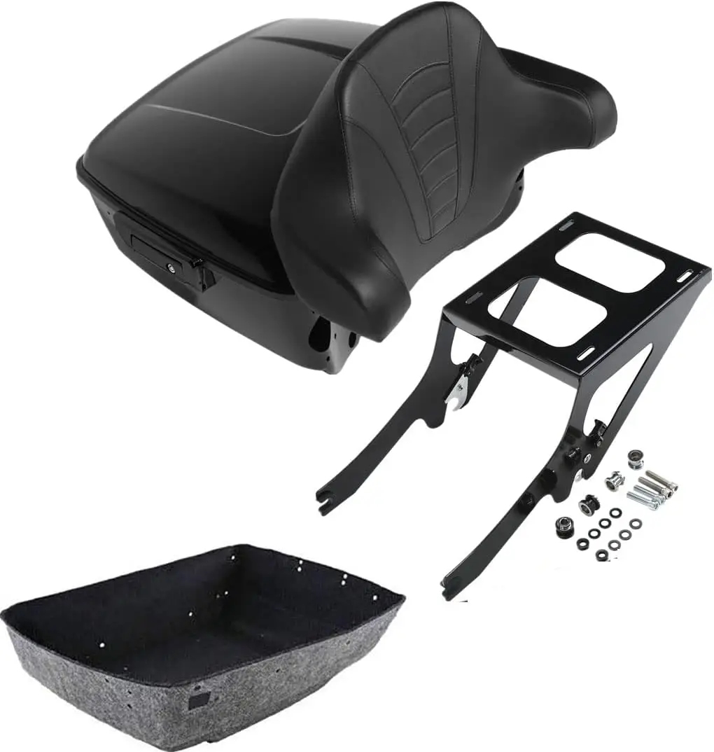 King Motorcycle Trunk Box Wrap-around Backrest Two-Up Mounting Rack Fit For Harley 2018-2025 Heritage Classic 2018-2020 Deluxe F
King Motorcycle Trunk Box Wrap-around Backrest Two-Up Mounting Rack Fit For Harley 2018-2025 Heritage Classic 2018-2020 Deluxe F