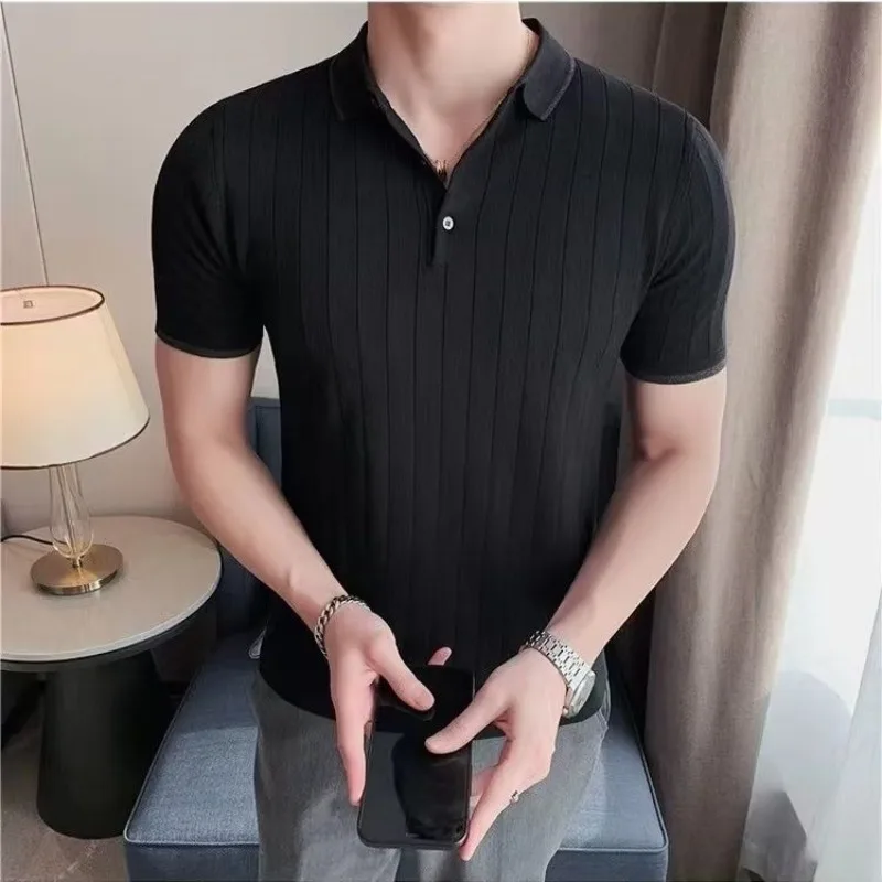 With Collar T Shirt for Men Plain Black Skinny Man Polo Shirts Vintage Normal Original Korean Style Fashion 2025 Aesthetic Sale
With Collar T Shirt for Men Plain Black Skinny Man Polo Shirts Vintage Normal Original Korean Style Fashion 2025 Aesthetic Sale