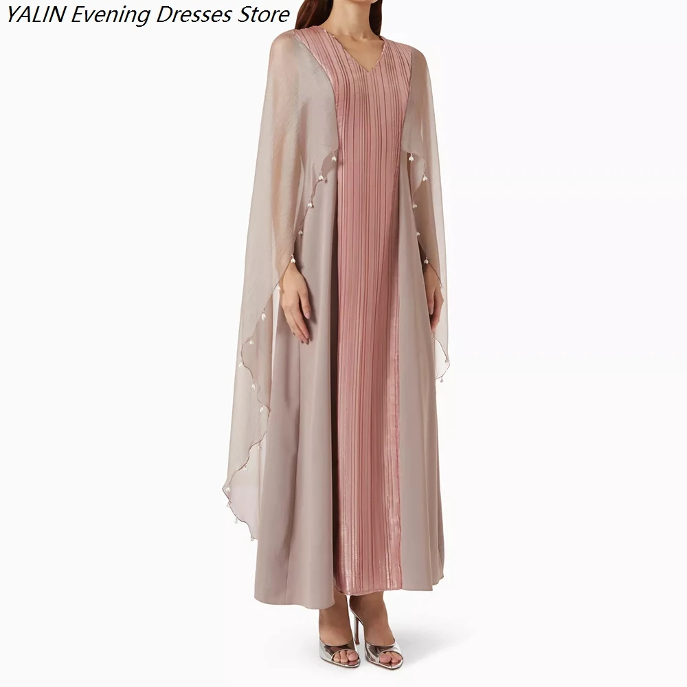 Women's A-line Evening Dresses Ankle-length V-neck Sleeveless Prom Dresses Fashion Stole Simple Draped Casual Customized Gowns
Women's A-line Evening Dresses Ankle-length V-neck Sleeveless Prom Dresses Fashion Stole Simple Draped Casual Customized Gowns