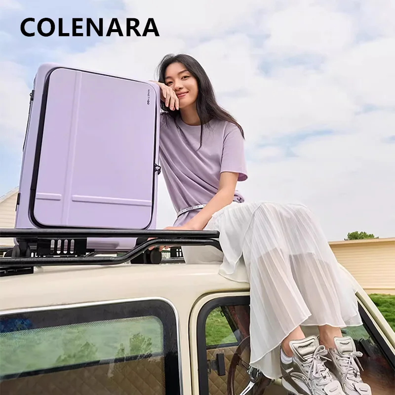 COLENARA 20"Cabin Luggage Front Opening Laptop Boarding Box 25-inch ABS+PC Trolley Case Multifunctional Rolling Suitcase
COLENARA 20"Cabin Luggage Front Opening Laptop Boarding Box 25-inch ABS+PC Trolley Case Multifunctional Rolling Suitcase