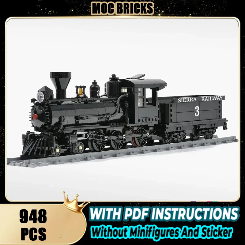 Серия City Train Moc Building Bricks Железнодорожный номер. 3, модель локомотива, технология, модульные блоки, сборка колков, игрушки, подарки 
Серия City Train Moc Building Bricks Железнодорожный номер. 3, модель локомотива, технология, модульные блоки, сборка колков, игрушки, подарки
