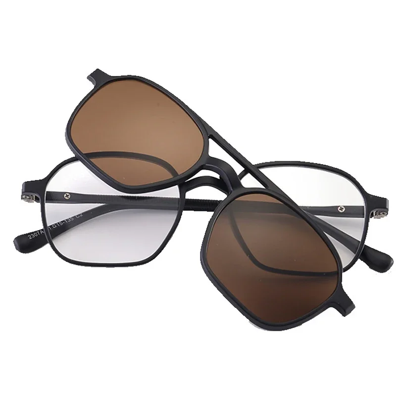 Ollymurs 6 In 1 Optical Magnetic Clip Women Polarized Myopia Sunglasses on Men Prescription TR90 Glasses Frame -0.5 TO -6.0
Ollymurs 6 In 1 Optical Magnetic Clip Women Polarized Myopia Sunglasses on Men Prescription TR90 Glasses Frame -0.5 TO -6.0