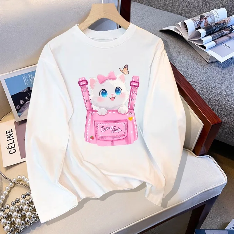 New Trendy Girls' Clothing 3D Printed Cartoon Cat Meow, Cute and Casual Couple Long Sleeved Top for Home and Outdoor Sports
New Trendy Girls' Clothing 3D Printed Cartoon Cat Meow, Cute and Casual Couple Long Sleeved Top for Home and Outdoor Sports