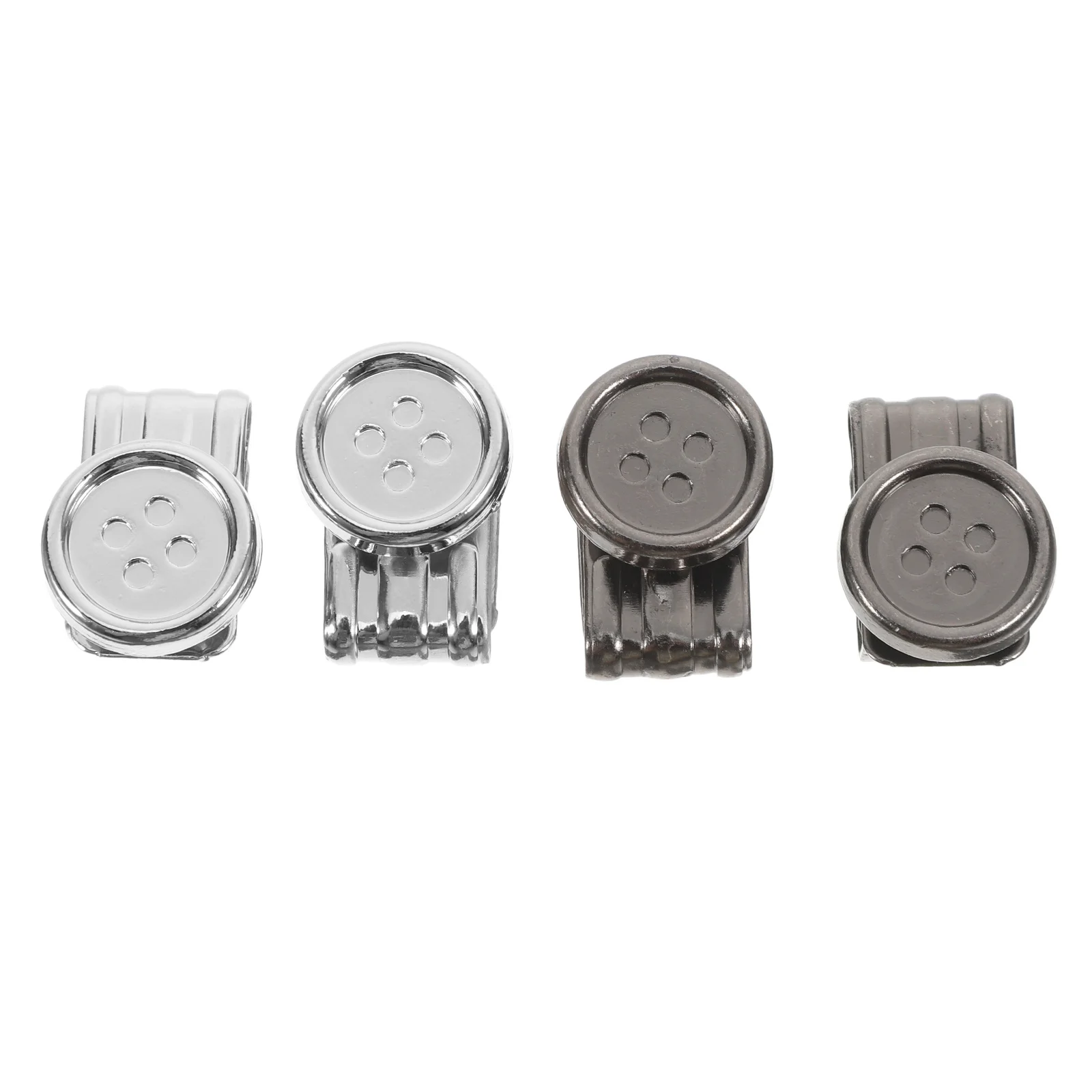 4Pcs Metal Suspenders Buttons No Sew Movable Clips Clip on Pants Jeans Hats Replacement Accessories Metal Suspender Clips
4Pcs Metal Suspenders Buttons No Sew Movable Clips Clip on Pants Jeans Hats Replacement Accessories Metal Suspender Clips