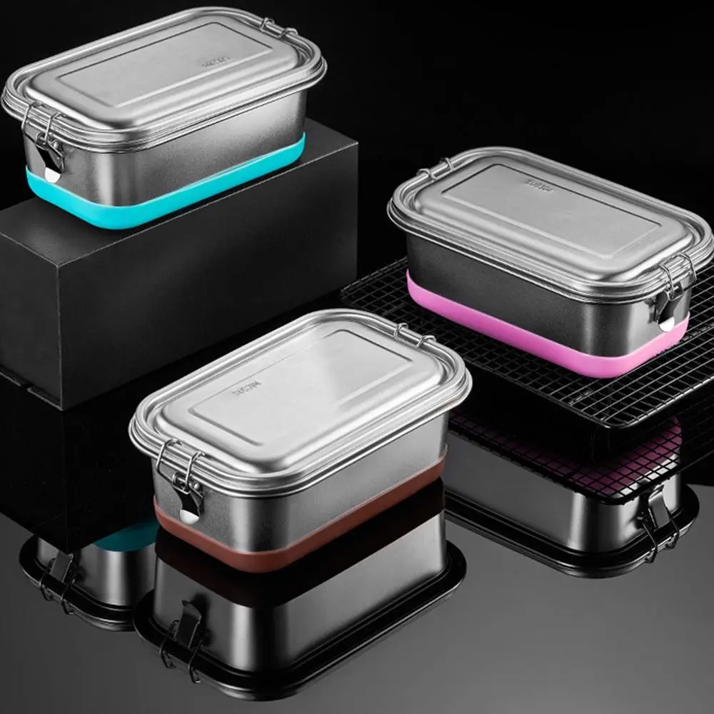 Sealed Stainless Steel Lunch Box Double Layer Heat-resistant Food Storage Container Non-slip Silicone Bottom Portable Lunchbox
Sealed Stainless Steel Lunch Box Double Layer Heat-resistant Food Storage Container Non-slip Silicone Bottom Portable Lunchbox