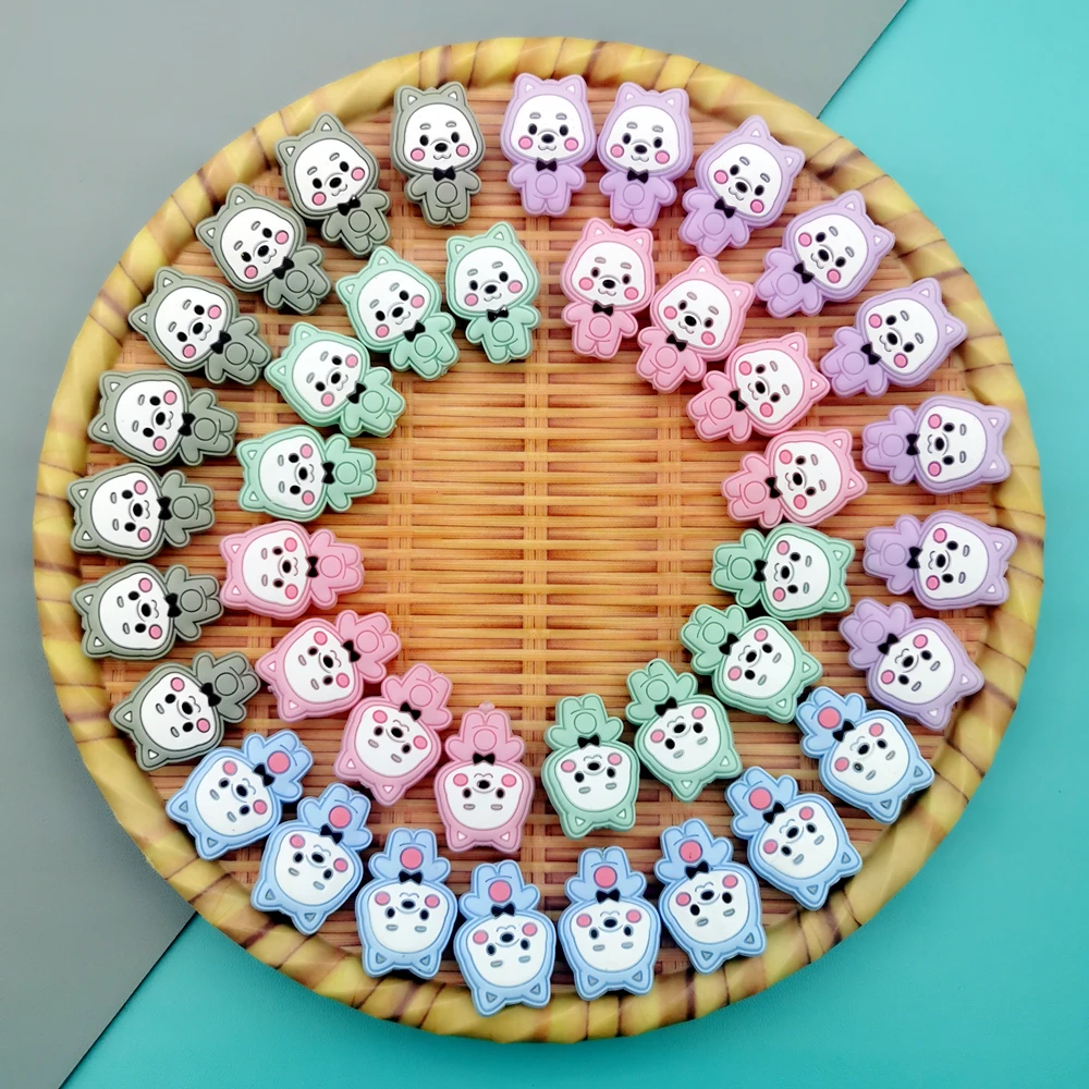 18*25mm 10pc/lot Baby Kids Silicone Beads Baby Teething Pacifier Chains Necklaces Accessories Safe Nursing Chewing Kawaii Gifts
18*25mm 10pc/lot Baby Kids Silicone Beads Baby Teething Pacifier Chains Necklaces Accessories Safe Nursing Chewing Kawaii Gifts