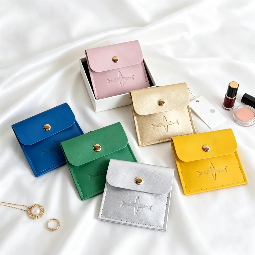 50pcs Silver Soft Jewelry Leather Snap Bags PU Jewellery Packaging Gold Button Pouches Boutique Display Pockets Custom Embossed
50pcs Silver Soft Jewelry Leather Snap Bags PU Jewellery Packaging Gold Button Pouches Boutique Display Pockets Custom Embossed