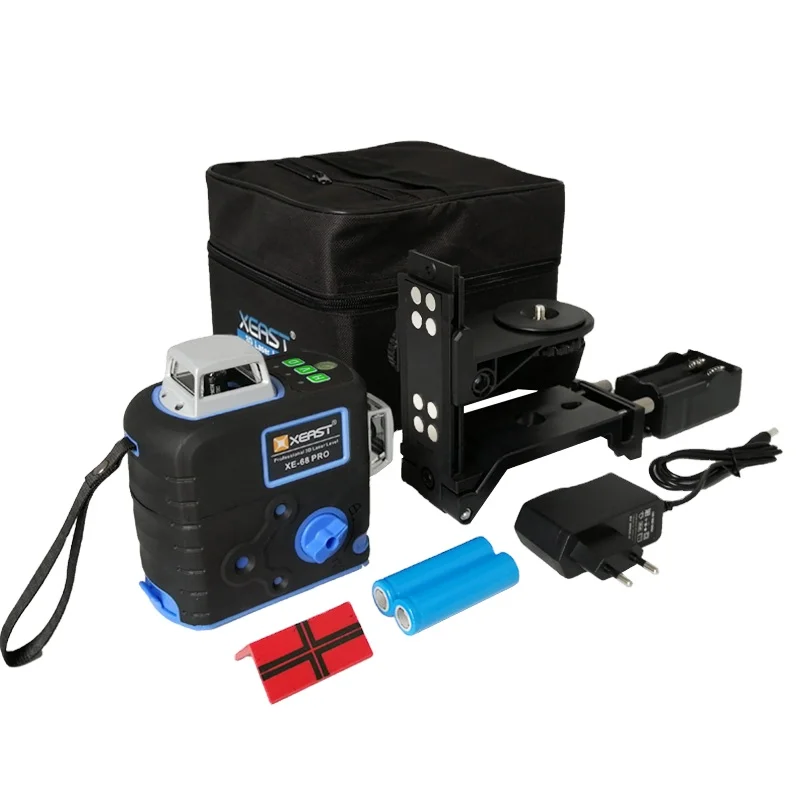 XEAST XE-68G Pro New Released Industrial Professional 3D 12 Lines Laser 360 Green Self-Leveling Laser Level Independent R&D
XEAST XE-68G Pro New Released Industrial Professional 3D 12 Lines Laser 360 Green Self-Leveling Laser Level Independent R&D