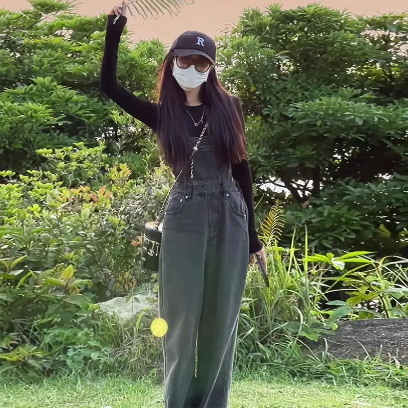 Ретро джинсовые комбинезоны с разрезами для женщин, свободный крой, весна-осень, новинка, большие размеры, корейская версия, с высокой талией, длинные брюки
Ретро джинсовые комбинезоны с разрезами для женщин, свободный крой, весна-осень, новинка, большие размеры, корейская версия, с высокой талией, длинные брюки