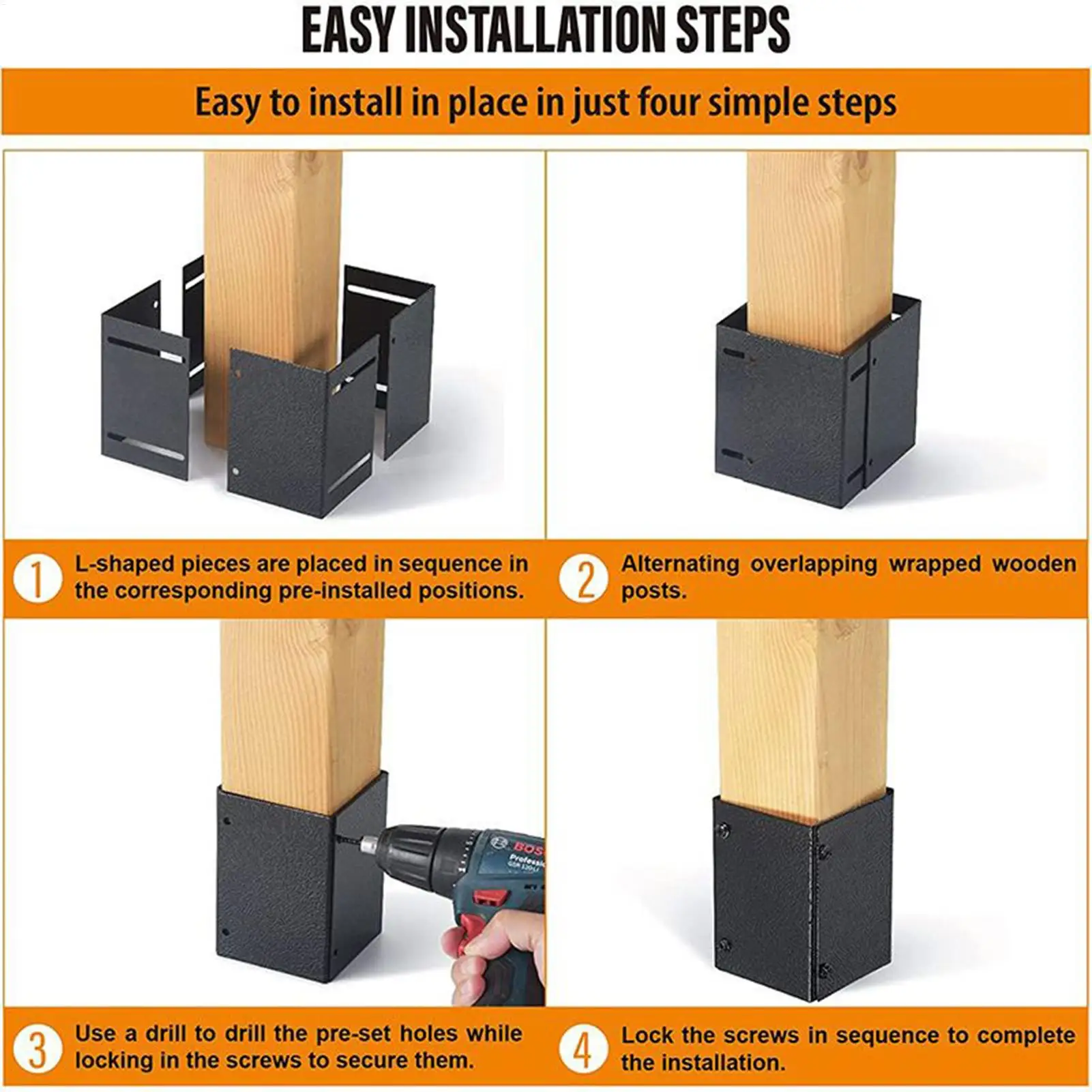 Deck Post Base Adjustable Metal Protector Feet Stainless Steel Post Mount With Screws For Deck Railing Mailbox Support Wood
Deck Post Base Adjustable Metal Protector Feet Stainless Steel Post Mount With Screws For Deck Railing Mailbox Support Wood